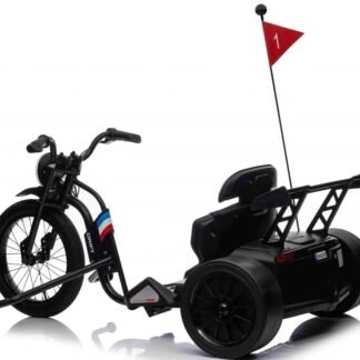 BICICLETA DRIFT 24V PARA DERRAPAR, DESDE 3-10 AÑOS, NEGRA - INDA355-RA-PA.SX2338.CZ